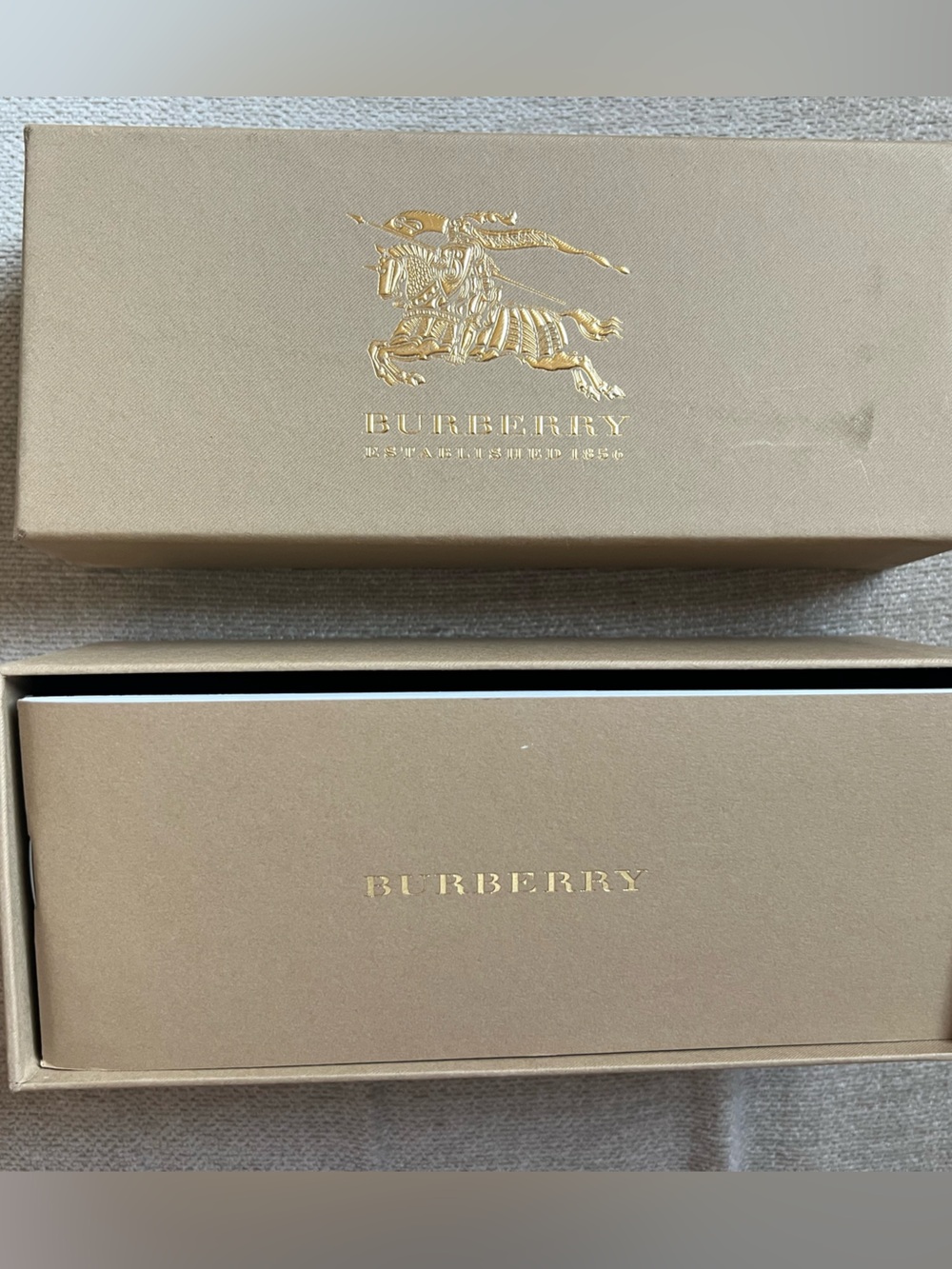 Burberry Red Sunglasses with Box and Case